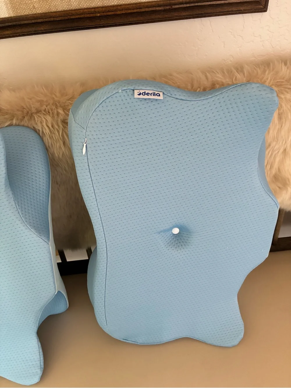 Ergo Contour Neck Pillow – Light Blue Support Pillow